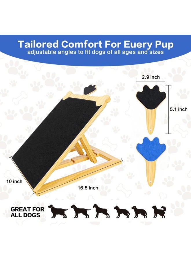 FL Falatier Dog Scratch Board for Nails, Adjustable Nail Filing Board with Mini Handheld Scratch Pad, Dog Nail File Alternative to Clippers and Grinders, Stress-Free at-Home Nail Care - Image 2