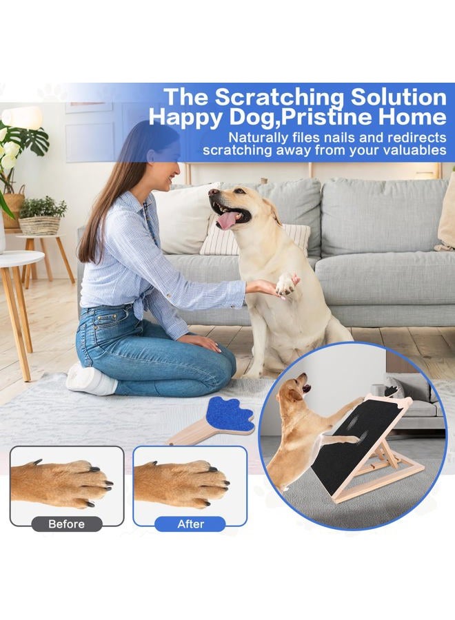 FL Falatier Dog Scratch Board for Nails, Adjustable Nail Filing Board with Mini Handheld Scratch Pad, Dog Nail File Alternative to Clippers and Grinders, Stress-Free at-Home Nail Care - Image 5