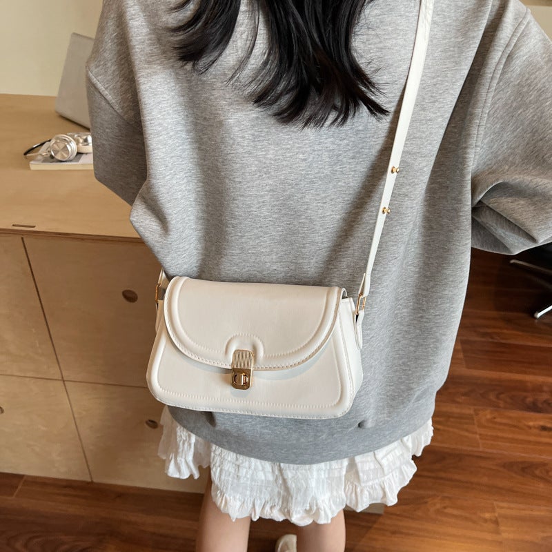 New Stylish Commuter Women'S Bag, New Simple Solid Color Elegant Single Shoulder Underarm Bag, Crossbody Bag For Women - Image 3