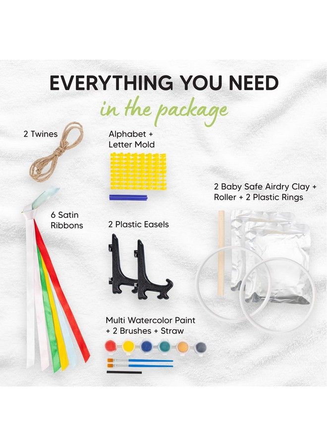 KeaBabies Baby Hand And Footprint Kit Personalized Baby Foot Printing Kit For Newborn Baby Footprint Kit For Toddlers Baby Keepsake Handprint Kit Baby Handprint Ornament Maker (Candy Multi Colored) - Image 3