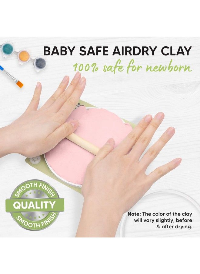 KeaBabies Baby Hand And Footprint Kit Personalized Baby Foot Printing Kit For Newborn Baby Footprint Kit For Toddlers Baby Keepsake Handprint Kit Baby Handprint Ornament Maker (Candy Multi Colored) - Image 4