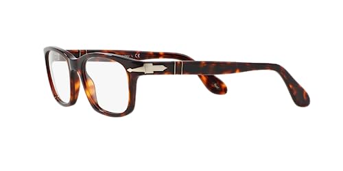 Persol PO3012V Square Prescription Eyewear Frames, Havana/Demo Lens, 54 mm - Image 3