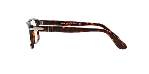 Persol PO3012V Square Prescription Eyewear Frames, Havana/Demo Lens, 54 mm - Image 4