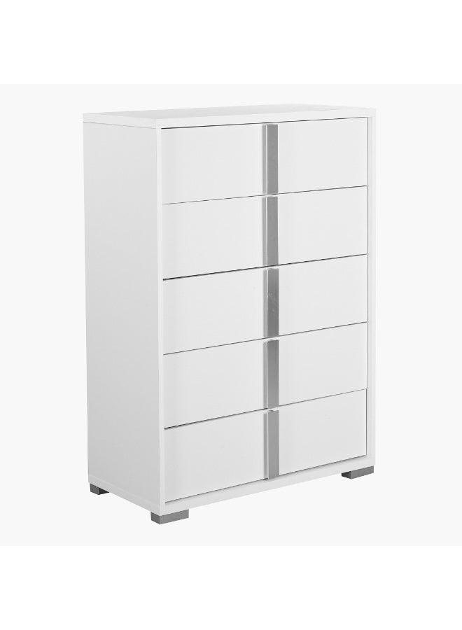 Home Box Solitaire Chest Of 5-Drawers 113.5 X 80 X 39 Cm  - Image 5