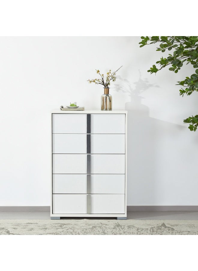 Home Box Solitaire Chest Of 5-Drawers 113.5 X 80 X 39 Cm  - Image 1