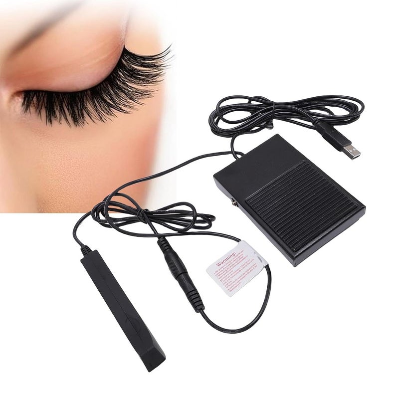 5W Aluminum Alloy Eyelash Lamp With Foot Pedal 395nm For Lash Extension Nail Tech - Image 4