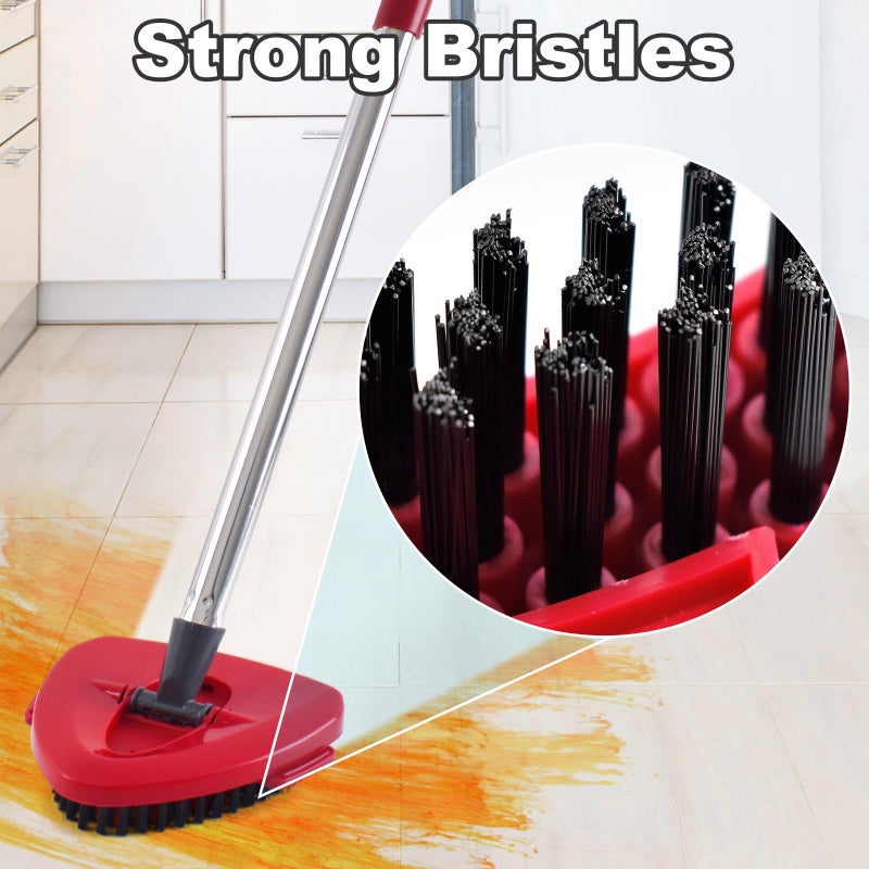 DLAIMI Mop Heads Replacement for Ocedar, Mop Replace Head for Ocedar EasyWring 1 Tank, Microfiber Spin Mop Refills, Include 4 Spin Mop Replacement Head Deep Cleaning Machine Washable with 2 Scrubber Mop Head - Image 4
