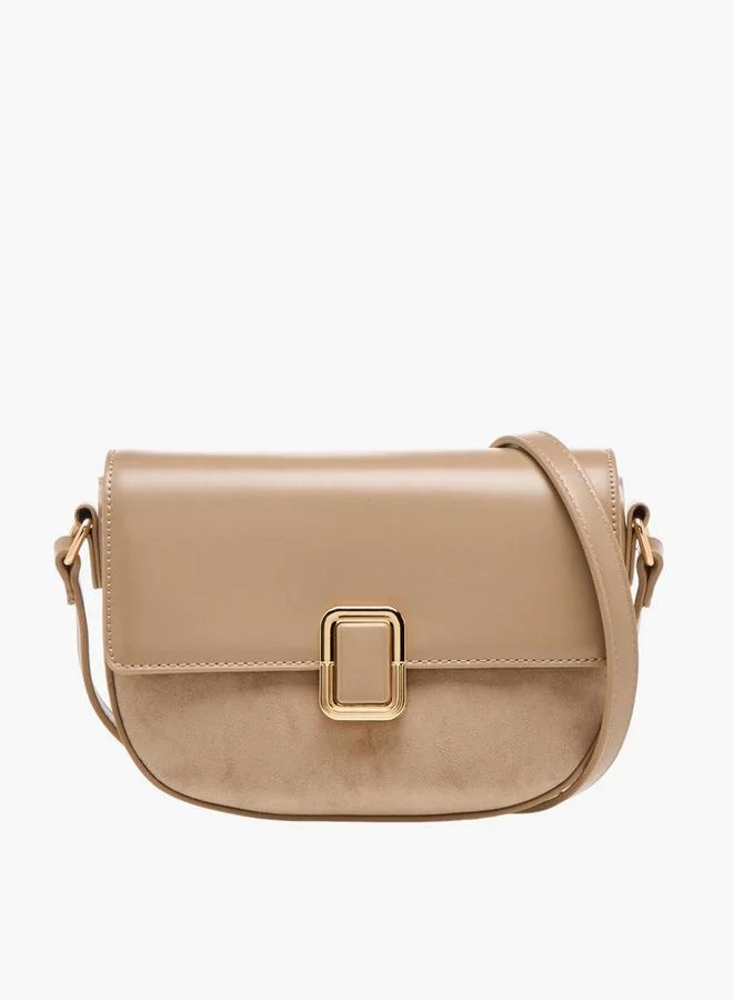 فلورا بيلا من شو إكسبرس حقيبة كروس بودي سادة بإغلاق بزر