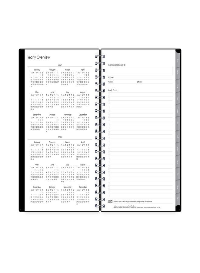Blue Sky 2027 Weekly and Monthly Planner Calendar, Includes January 2027 - December 2027, 5" x 8", Flexible Cover, Wirebound, Laminated Tabs, Enterprise - Image 5