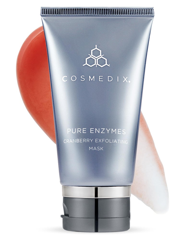 COSMEDIX Pure Enzymes Cranberry Exfoliating Facial Mask Skincare  NutrientRich Hydrating Face Mask Gently Exfoliates Dry  Dull Skin  Moisturizing Skin Care for Softer Plumper  Radiant Glow