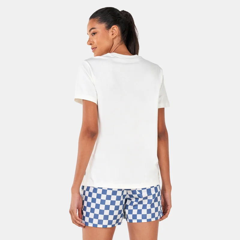 VANS Women's Mixed Up Gingham Boyfriend T-Shirt