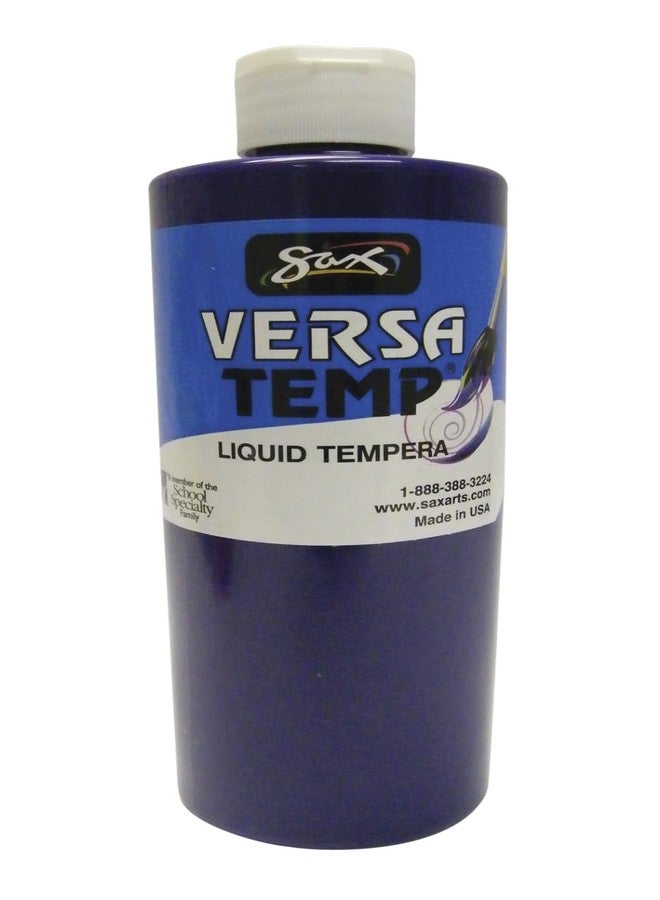 Sax Versatemp Heavy-Bodied Tempera Paint, Violet, 1 Pint,1440694 - Image 1