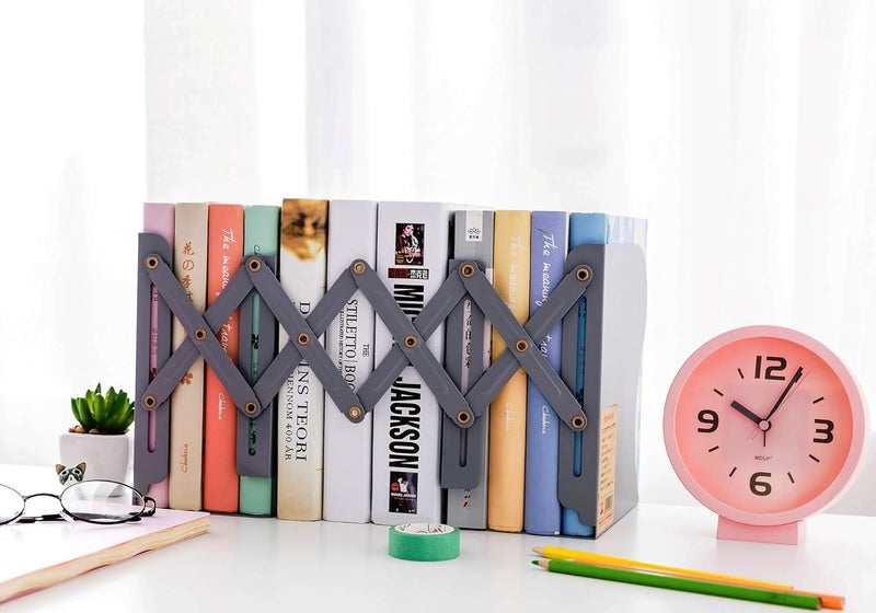 MATSON Premium Expandable Metal Bookends for Office Decor/Book Shelf/Living Room/Home Décor,Unicorn Book Shelf for Girls Boys Kids Return Gifts - Image 3