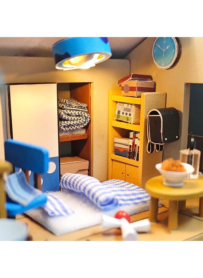 Bluejw Diy Cabin Japanese Mini Villa Handmade Assembled Yamano Villa Japanese Simple Tatami Mini Doll House - Image 3