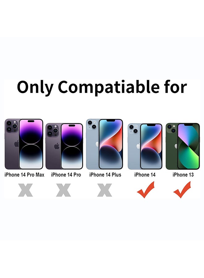 O Ozone Clear Hard Back Compatible With iPhone 14 | Transparent Shockproof Protective Cover | Slim Hybrid PC + TPU Phone Case | Anti-Yellow, Scratch Resistant - Image 2