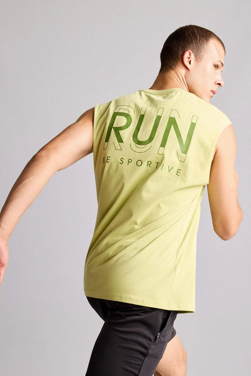 Defacto Boxy Fit Crew Neck Sleeveless Tank Top