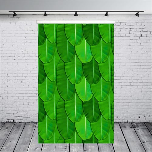 Party Baazaar Banana Leaf Backdrop for Decoration | Varalakshmi Pooja Backdrop | Valakapu Function Decoration Items (Pack of 1, Multicolor, Size: 8x5 Feet) - Image 1