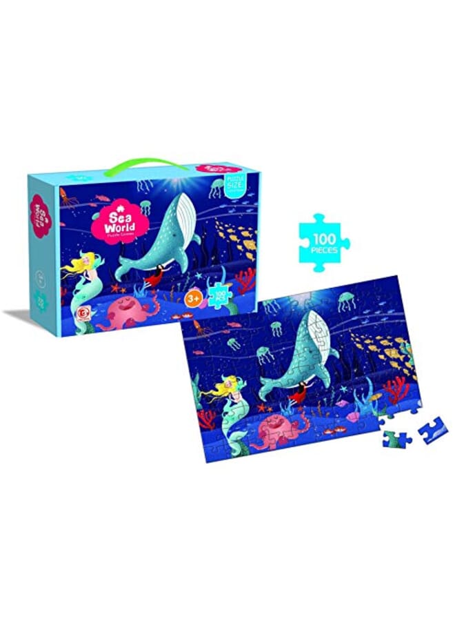 IAF 100 Pieces Sea World Kids Puzzle - Image 1