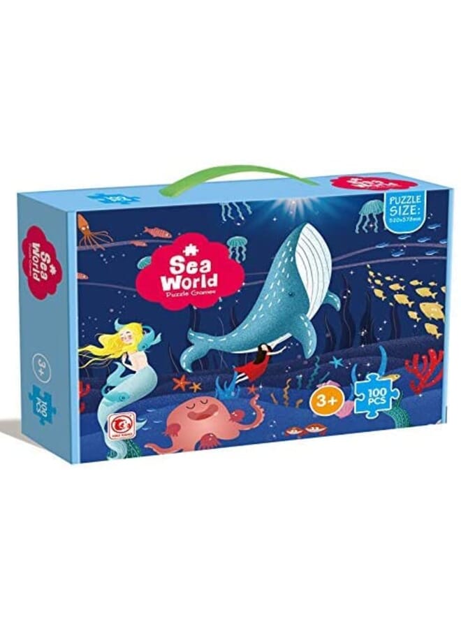IAF 100 Pieces Sea World Kids Puzzle - Image 2