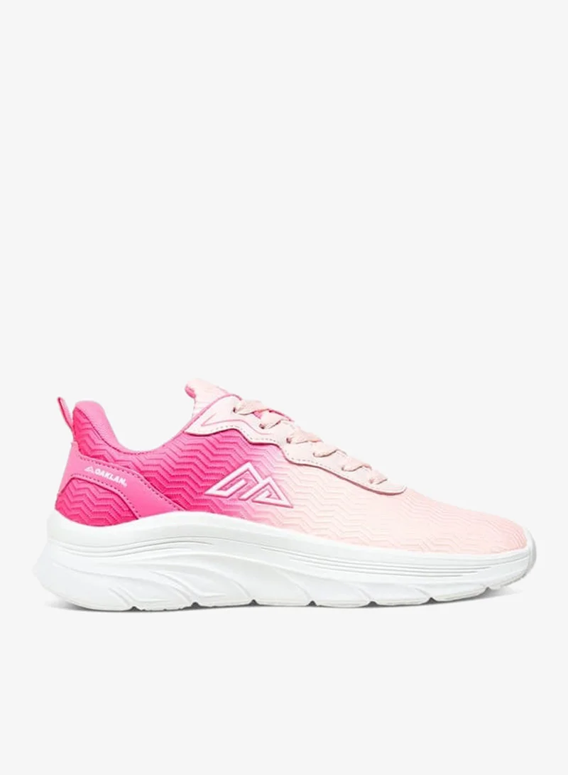 Women Ombre Shoes with Lace-Up Closure