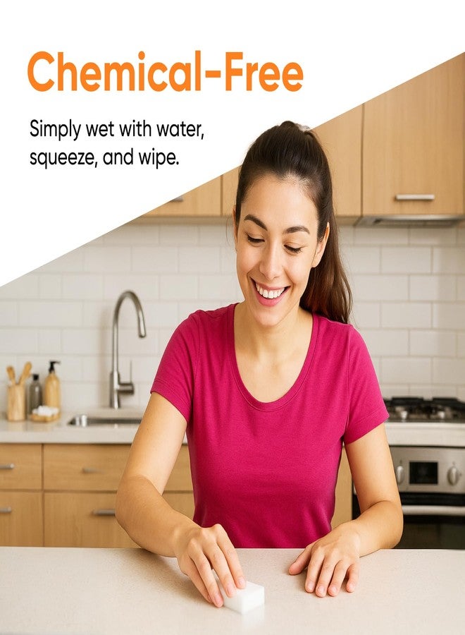 Superio Miracle Eraser Sponges - 6 Count - Effective Cleaning for Kitchen, Bathroom, Walls & More - Image 4