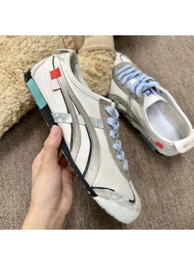 Onitsuka Tiger أحذية أونيتيكا تايجر مكسيمو 66 ريترو - أحذية كاجوال بتصميم متعدد المواد - Image 1