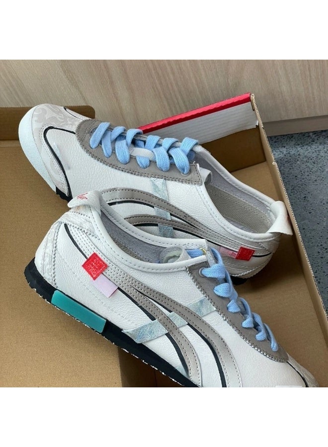 Onitsuka Tiger أحذية أونيتيكا تايجر مكسيمو 66 ريترو - أحذية كاجوال بتصميم متعدد المواد - Image 2