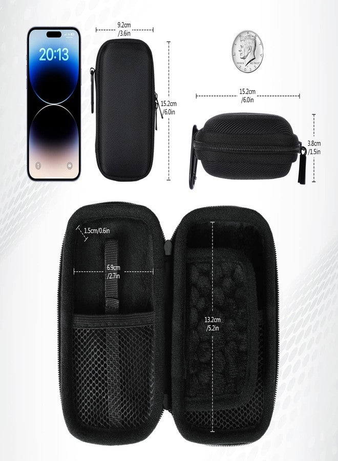 AGPTEK Small and Compact Protective Storage Case for Mp3 Players & Earphones, Black for 2.4 inch MP3 - Image 4