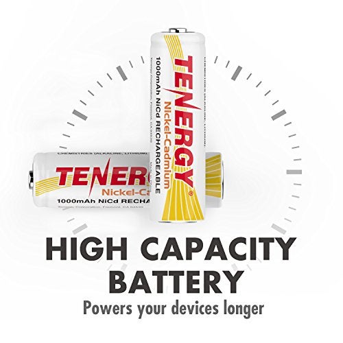 Tenergy Rechargeable NiCd Battery 1000mAh 1.2V AA Battery Pack for Solar Lights, Garden Lights, 48 Pack - Image 3