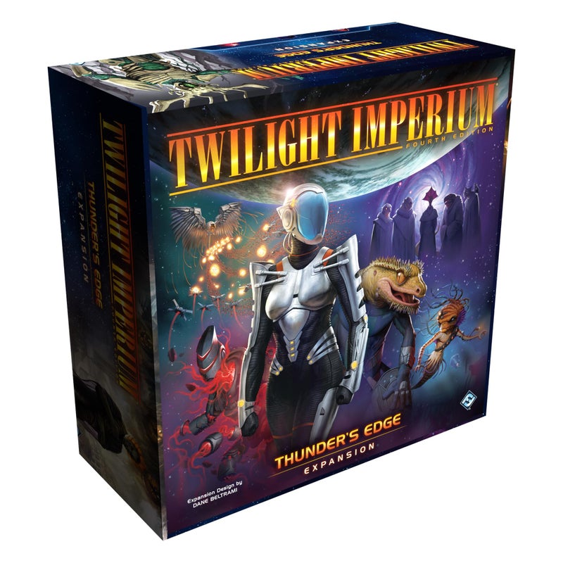 Asmodee Twilight Imperium: Thunder's Edge Board Game Expansion - New Factions, Planets, Galactic Events & Game Mode, Sci-Fi Strategy Fun for Adults, Ages 14+, 3-8 Players, 4-8 Hour Playtime - Image 1