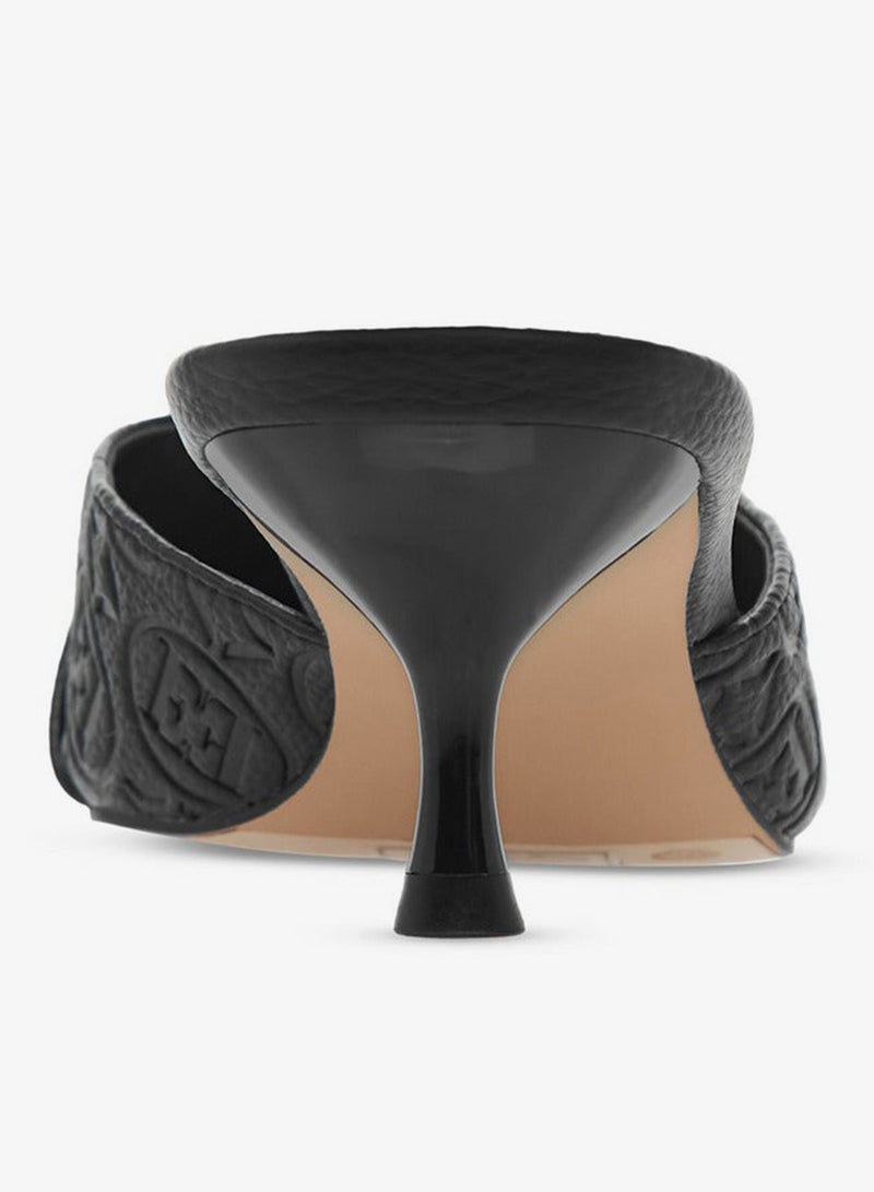 ايل شباشب نسائية مونوجرام بكعب صغير سهل الارتداء - Image 5