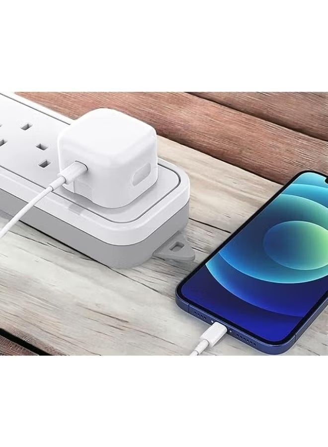 Recrsi 18W USB C Charger Head - Mains UK USB-C Charger PD - Type-C Fast Charging Plug - USBC Plug Fast Charge - Image 3