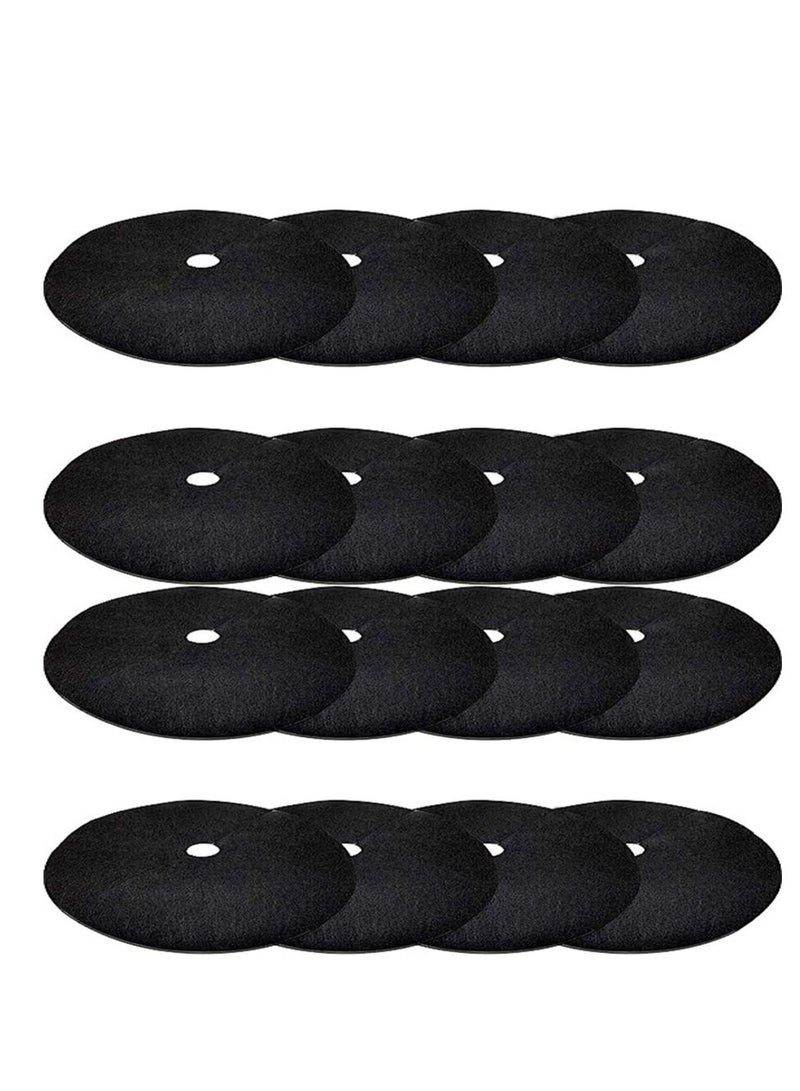 Generic 16 Pack 20.5 Inch Non-Woven Tree Mulch Ring - Degradable Tree Protector Mat, Reusable Tree Barrier Mat for Control Root Protection  - Image 1