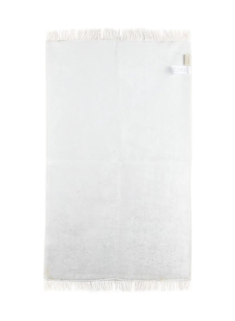Prayer Mat from the Eylul collection with a bag from the local brand Manasek | Original Saudi products | Made of polyester, cotton, and soft chenille fabric, comfortable and practical - 70 x 120 cm