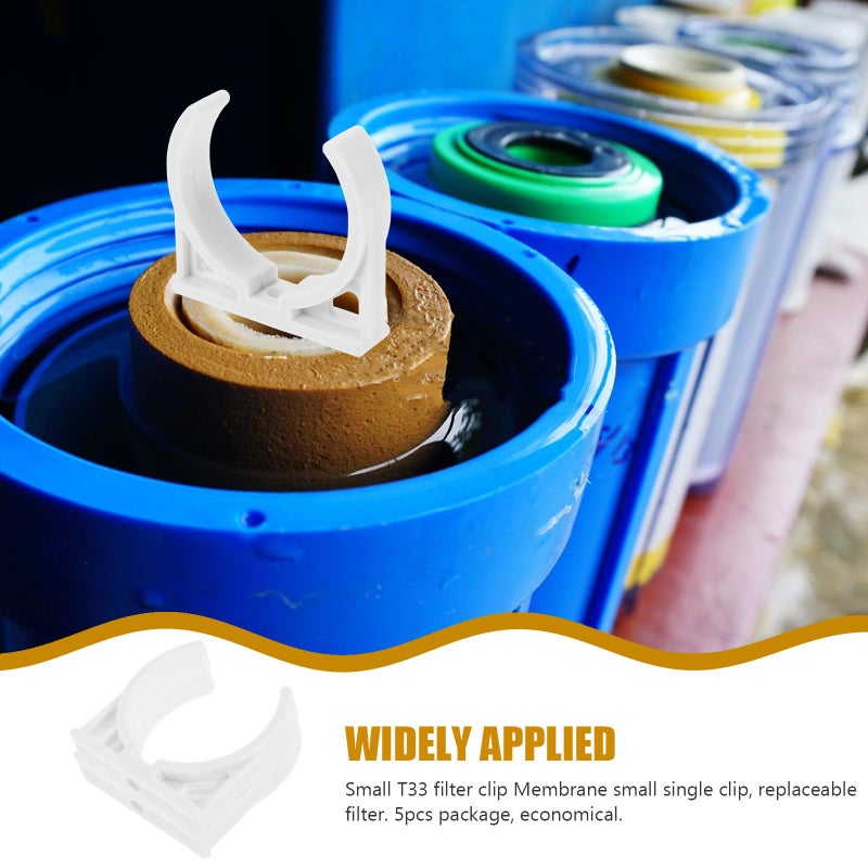 5pcs Small Plastic Filter Clamp Replacements For Water Purifier Membrane Housing - Image 4
