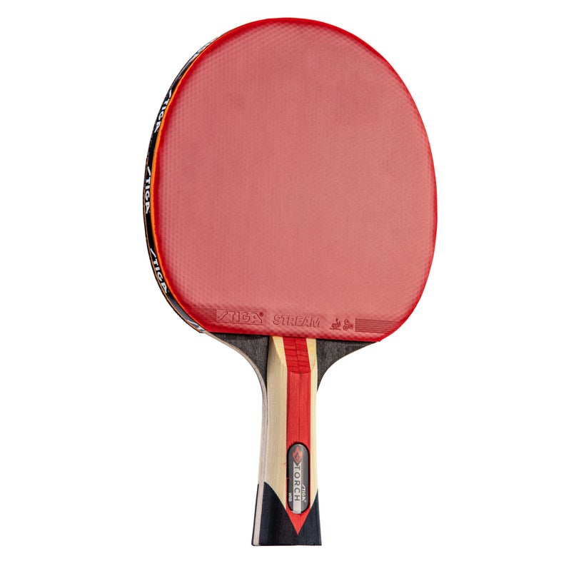 STIGA Torch Ping Pong Paddle - 5-Ply Ultra-Light Blade - 2mm Tournament-Approved Sponge - Flared Handle for Enhanced Control - Competitive Table Tennis Racket for Family Fun - Image 1