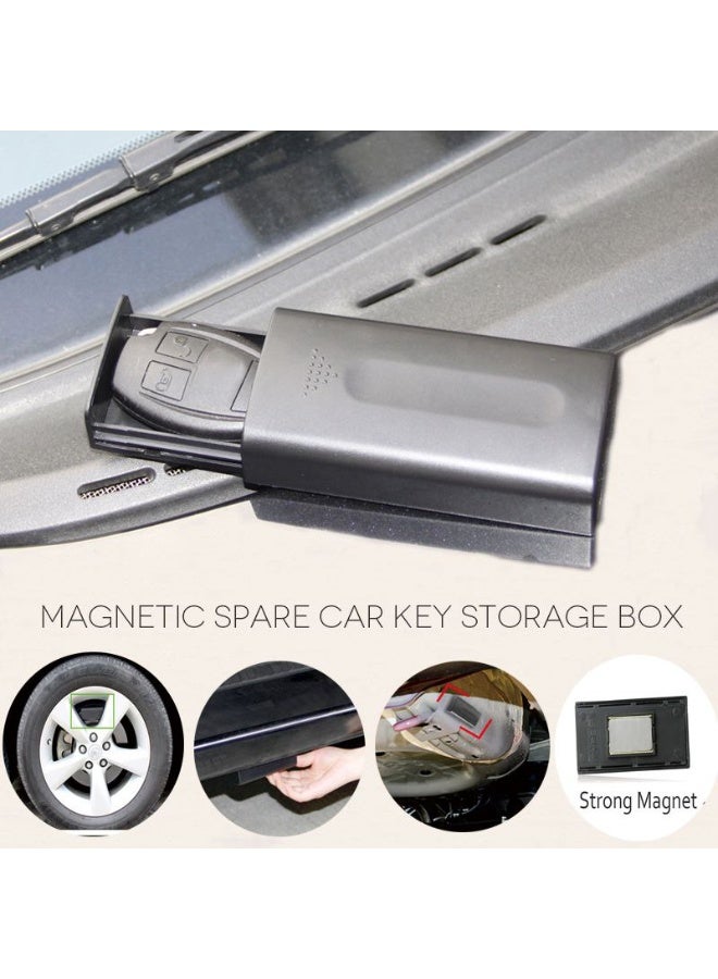 Magnetic key box for hiding under the car, home and office, a secret key holder drawer with a strong magnet for installation under the car, office or home - Image 1