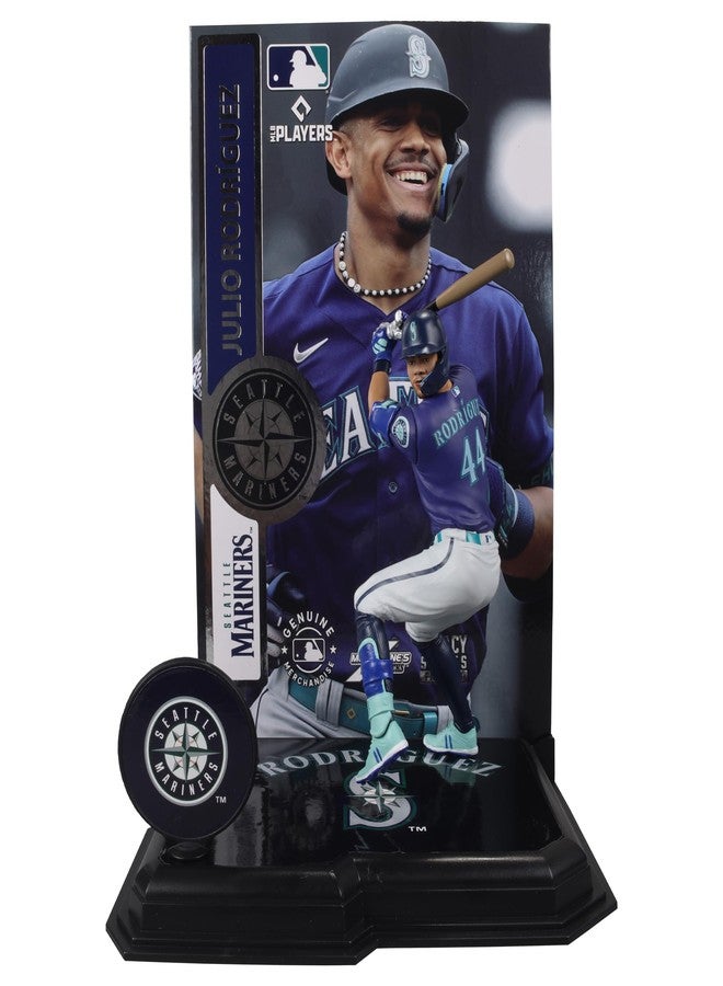 McFarlane Toys McFarlane Julio Rodriguez (Seattle Mariners) MLB 7"" Figure SportsPicks, OS - Image 1