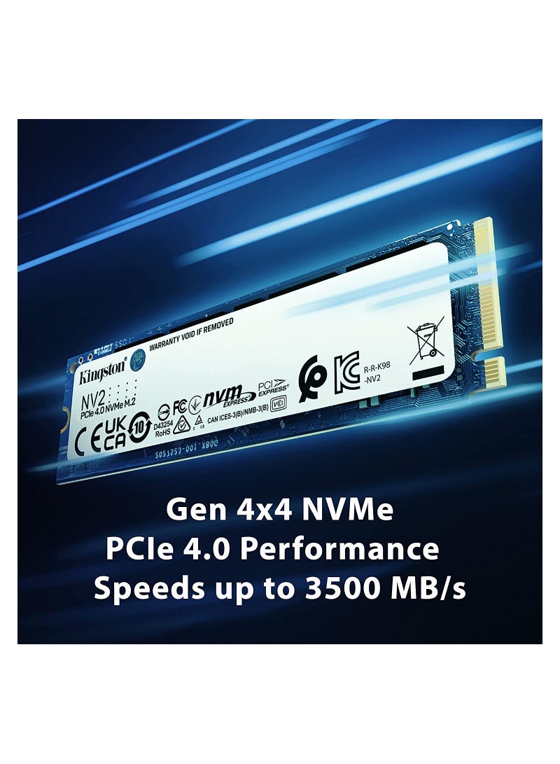 كينغستون NV2 M.2 2280 PCIe 4.0 NVMe SSD 500 جيجابايت - Image 3