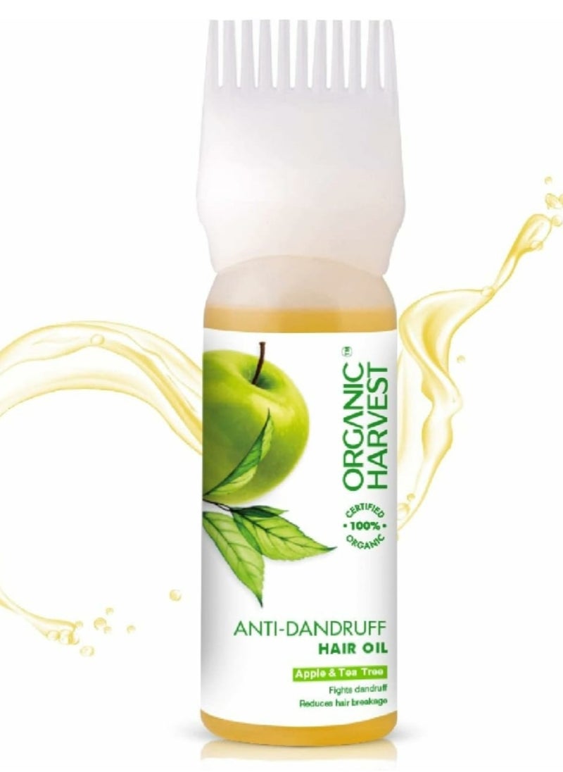 Organic Harvest - Anti-Dandruff Hair Oil: Apple & Tea Tree - 150ml - Image 1