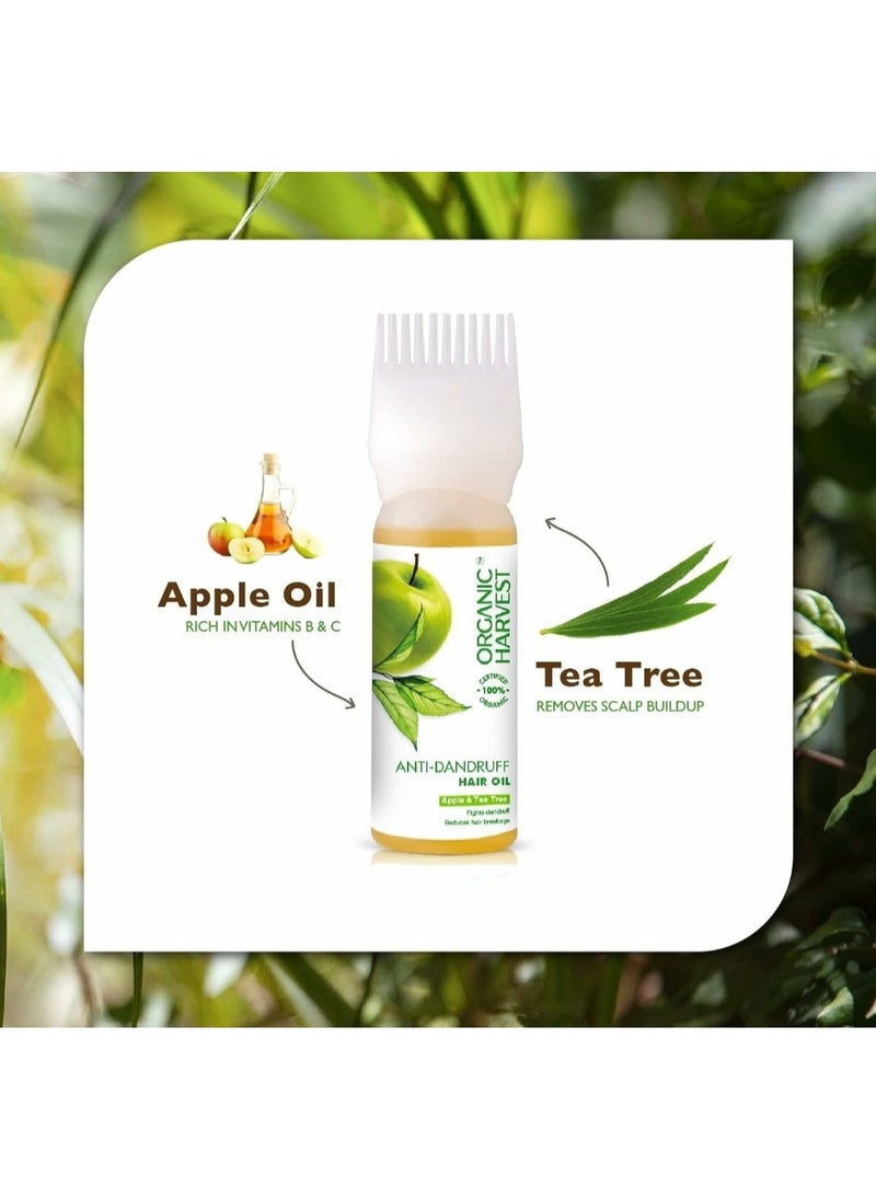 Organic Harvest - Anti-Dandruff Hair Oil: Apple & Tea Tree - 150ml - Image 1