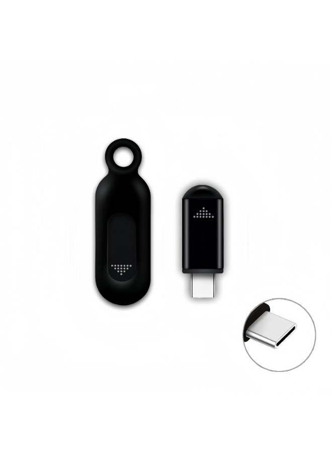 جهاز تحكم بالأشعة تحت الحمراء USB-C للهواتف الذكية، مرسل IR بتوصيل فوري، ريموت شامل للتلفزيون والمكيف والرسيفر، متوافق مع iPhone 15/16/17 وAndroid Type-C - Image 1