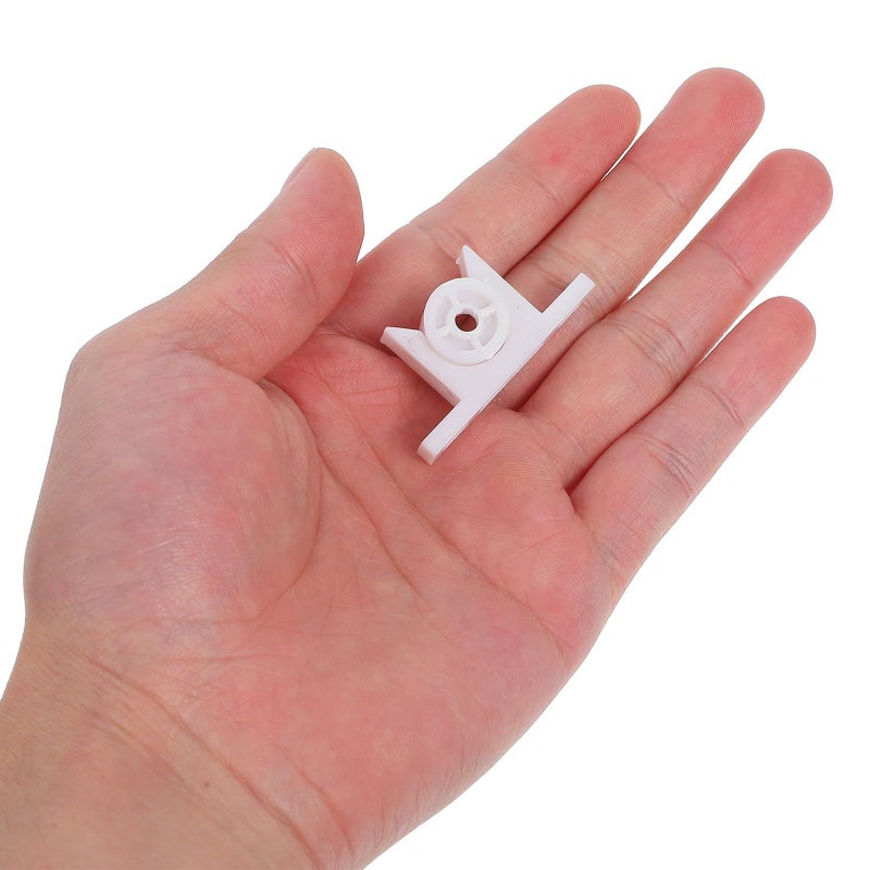 BETOOKY 20 Sets White Plastic Cabinet Door Catch Ball Latches with Screws Smooth Quiet Operation - Image 5
