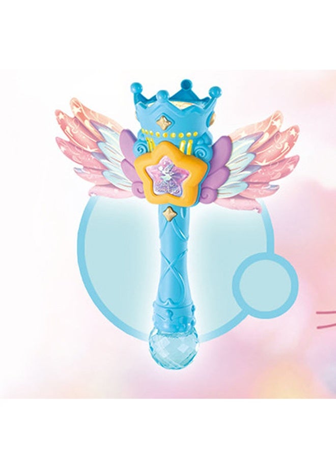 هالامودو عصا الفقاعة للأطفال الأميرة آلة الفقاعة المنفخ صانع في الهواء الطلق أو الداخلي لعبة حفلة هدايا عيد ميلاد المواد للأعمار 3 4 5 6 7 8 سنوات الأطفال الصغار الطفل البنات الصغار - Image 1