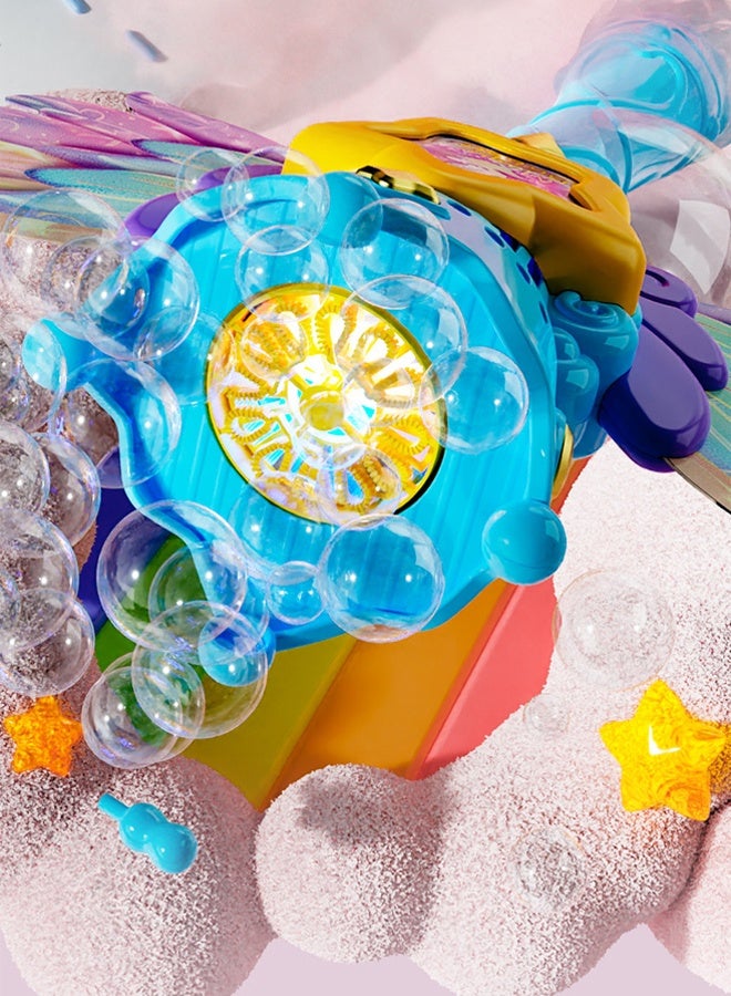 هالامودو عصا الفقاعة للأطفال الأميرة آلة الفقاعة المنفخ صانع في الهواء الطلق أو الداخلي لعبة حفلة هدايا عيد ميلاد المواد للأعمار 3 4 5 6 7 8 سنوات الأطفال الصغار الطفل البنات الصغار - Image 2