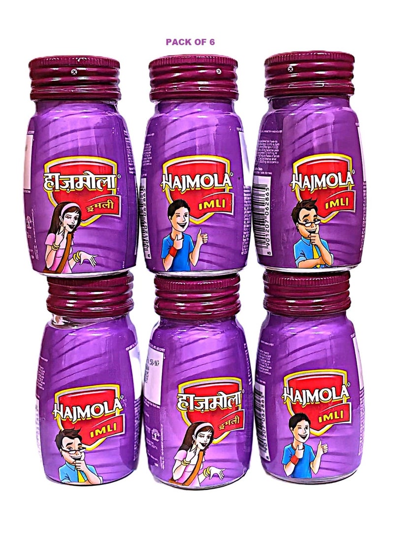 Dabur Hajmola : 100% Ayurvedic Tasty Digestive Tablets for Improved Digestion and Relief from flatulence , Imli flavour-120 tabs - Pack of 6 - Image 1