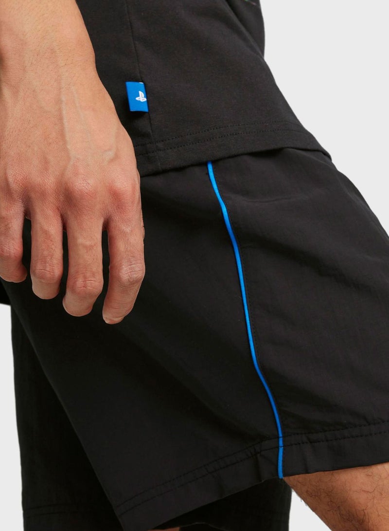 بوما شورت منسوج بطبعة أشكال البلايستيشن مقاس 6 بوصة - Image 4