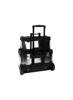 Tactix 2 in 1 Rolling Tool Box Set Silver and Black 321133  - Image 4