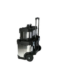 Tactix 2 in 1 Rolling Tool Box Set Silver and Black 321133  - Image 3