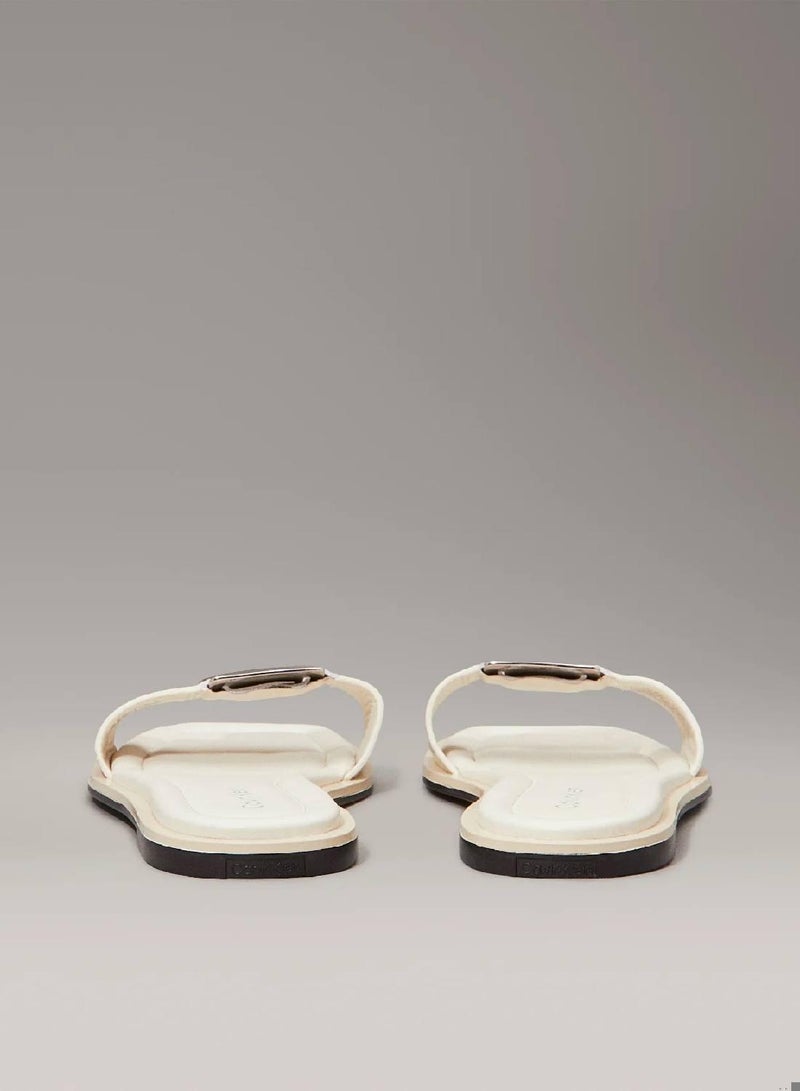 CALVIN KLEIN Leather Sliders - Image 4
